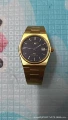 Prx all-gold black dial lattice mechanical watch