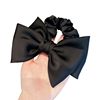 Double-Layer Bow Princess Hair Tie for Women, Ponytail Bun Hair Band, Ribbon, New Year Hair Accessory