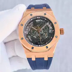 Royal Oak Offshore Fully Automatic Skeleton Automatic Mechanical Watch with Luminous Hands for Men