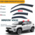 YARIS CROSS xp210 2020 + литой под давлением ПК, утолщенный серебристой яркой полосой, защита от дождя на автомобильном стекле 4шт