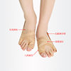 Eight-Speed Adjustable Breathable Double-Toe Mesh Foot Protector Thumb Valgus Corrector Large and Small Toe Toe Separator Corrector