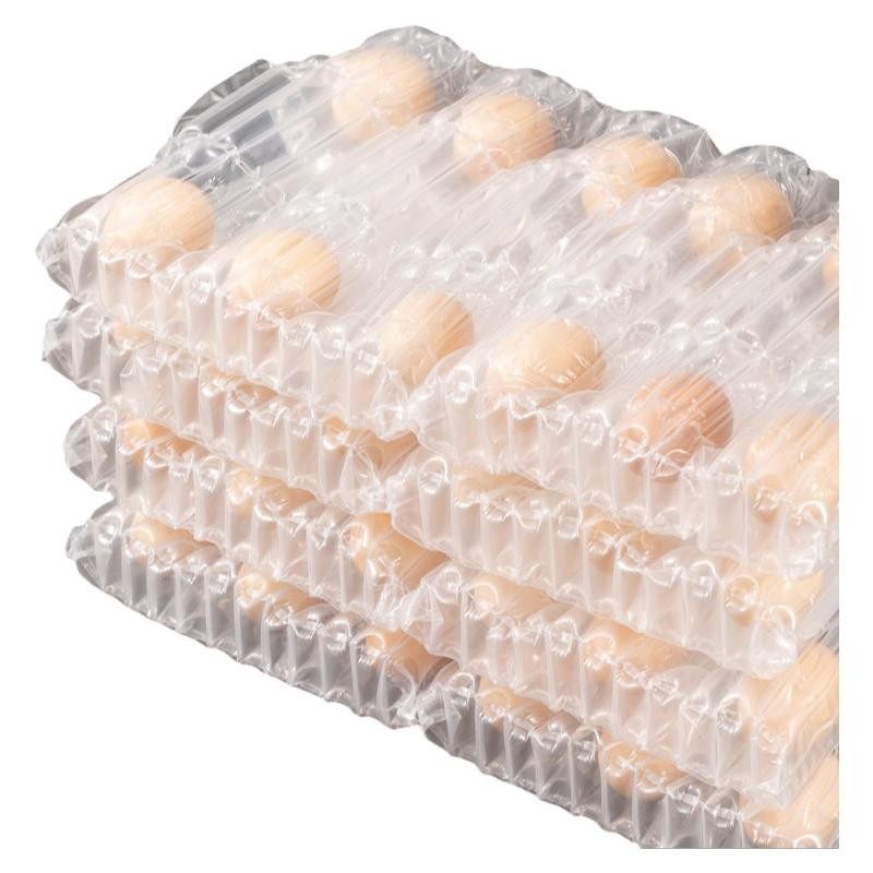 10-Pack Egg Packaging Air Column Bags for Express Delivery, Anti-Drop Transportation Protection Bubble Bags, Inflatable Egg Trays, Duck Egg Bags