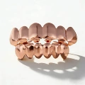 Rose gold flat teeth (set)