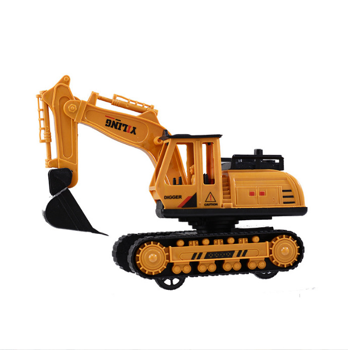 抖音赛车儿童玩具男孩惯性车模型仿真工程车夹娃娃机地摊车子