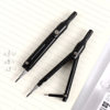 Xiaoyuer 2505 three-in-one multifunctional ruler 2B 2.0 lead black and white function ruler compasses ruler suit