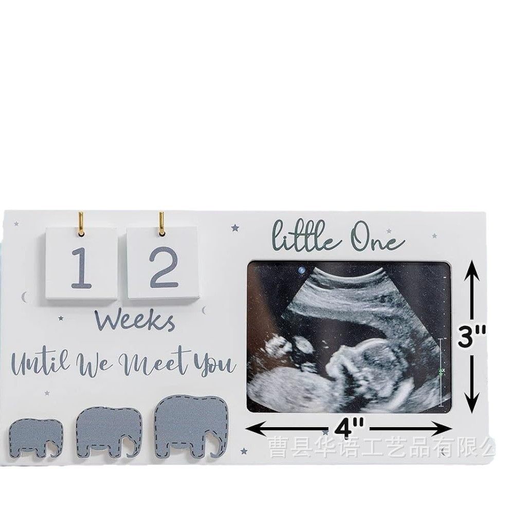 Newborn Birth Milestone Photo Commemorative Wooden Photo Frame Bedroom Decoration Photo Frame Baby Growth Commemorative Gift