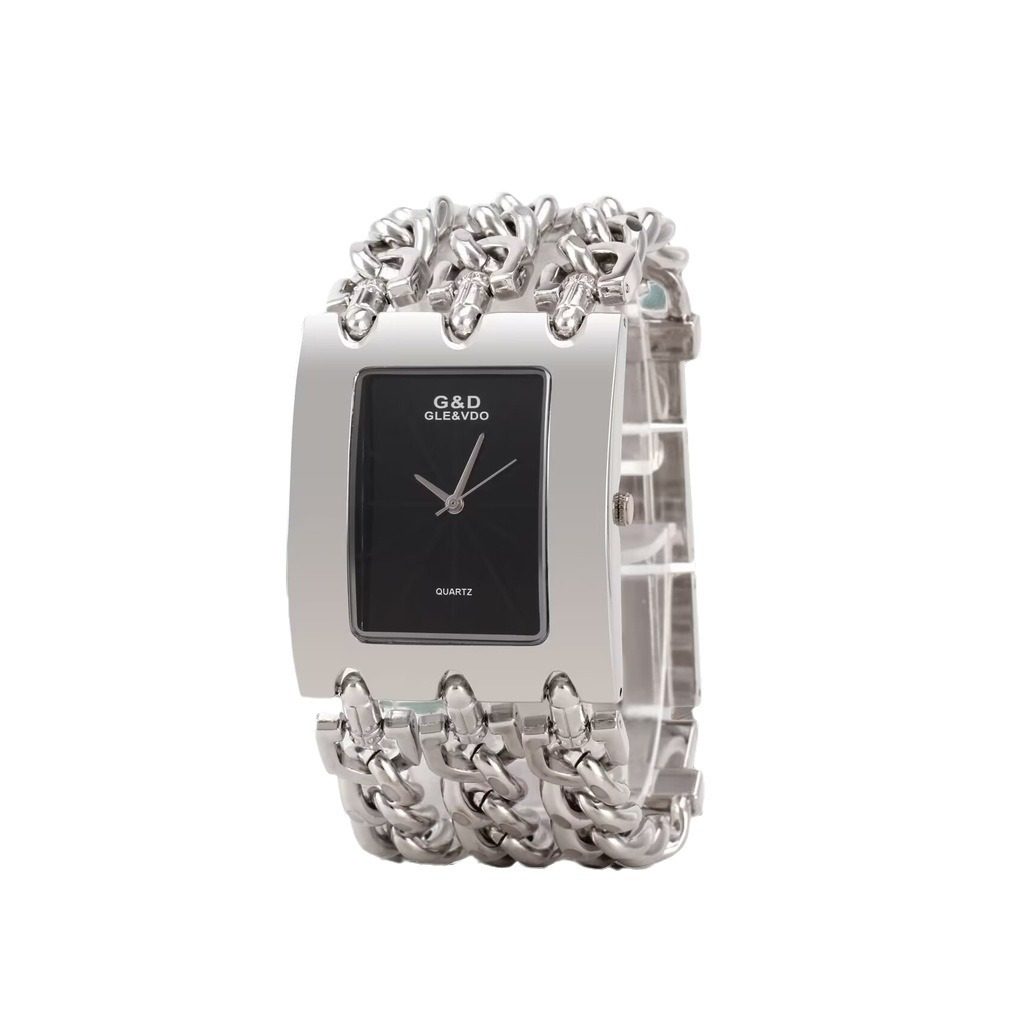 G & D gaishideng foreign trade cross-border hot three-chain European and American hot men's watch large large Dial Square watch