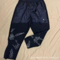 Striped patchwork trousers