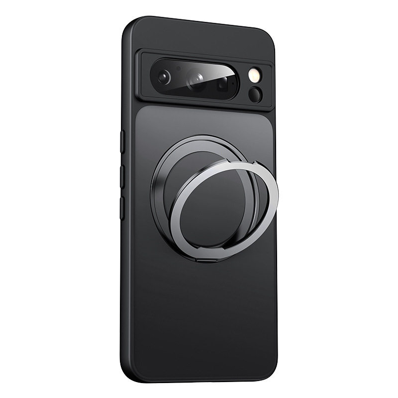 Suitable for Google Pixel 10 Pro Phone Case with Skin-Like Magnetic Suction and 360-Degree Rotating Stand, Google 10A Protective Case