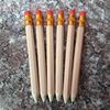 In Stock 10cm Natural Wood Color Short Pencil Hb Cross-Border Stationery Hotel Room Pencil Primary School Student Learning Stationery