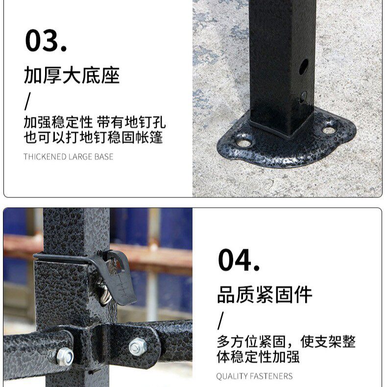 促销展览3*3广告折叠帐篷 户外活动摆摊遮阳棚四角广告帐篷印logo