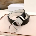 Black belt/silver buckle 2cm wide