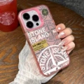 Colorful silver shell-pink-trendy stone island