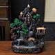 Large backflow incense burner ornaments creative retro landscape porch ornaments backflow incense burner sandalwood burner cloud decorations