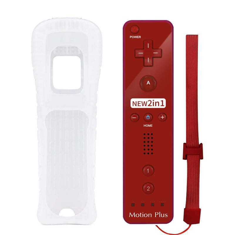 Factory direct wii neutral built-in accelerator straight handle two-in-one game handle foreign trade hot products