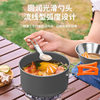 -203.999999999% off Stackable Cutlery Set Spoon Picnic Travel Portable Foldable Salad Spoon Fork Chopsticks Business Gift