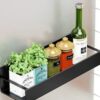 Cross-Border Popular Refrigerator Storage Rack Kitchen Supplies Magnetic Storage Rack Punch-Free Side Microwave Oven Rack