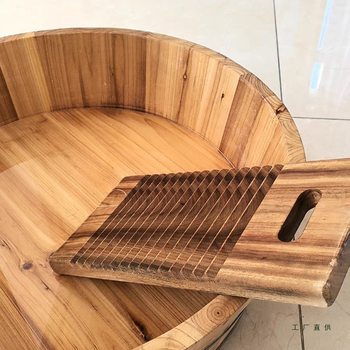Pure Natural Camphor Wood Washboard Household Solid Wood New Washboard Hand Wash Clothes Wooden Washboard Kneeling Board