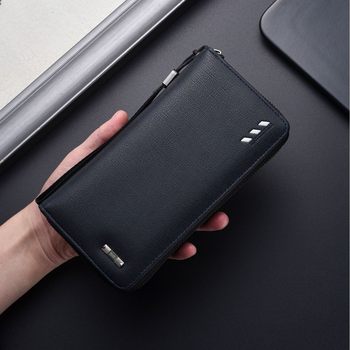 Men's Wallet Men's Long Zipper Student Retro Wallet Japanese and Korean Style Card Bag New Style Personalized Young Men's Wallet Trendy