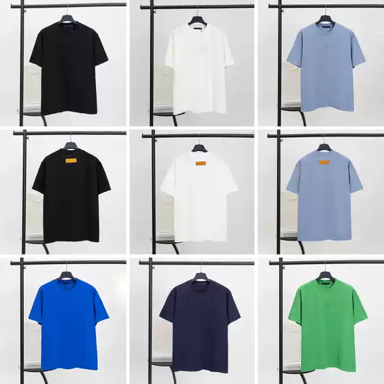 High version Donkey 25SS summer new item chest 3D embossed letter plus size loose short sleeved T-shirt for men and women