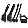 Stainless Steel Barbecue Brush Wire Cleaning Brush Barbecue Grill Grill Cleaning Brush Barbecue Shovel Brush Wire Brush