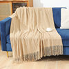 Big Sale Cross-Border High-End Blanket Office Lunch Break Blanket Tassel Blanket Autumn and Winter Light Luxury Plush Sofa Thread Blanket