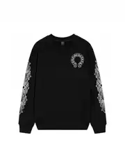 24SS CH horseshoe printed crew neck sweater for couples cross-border exclusive
