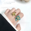 Blue diamond ring5709031