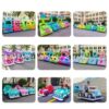 Square Amusement Car Manufacturer Children's Bumper Car Parent-Child New Battery Car Princess Float Battery Four-Wheeler
