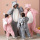 Пижама из кораллового флиса, цельнокроеная зимняя одежда для мамы и дочки, новинка 2025 года, детская домашняя одежда для родителей и детей для семьи из трех человек mini 17