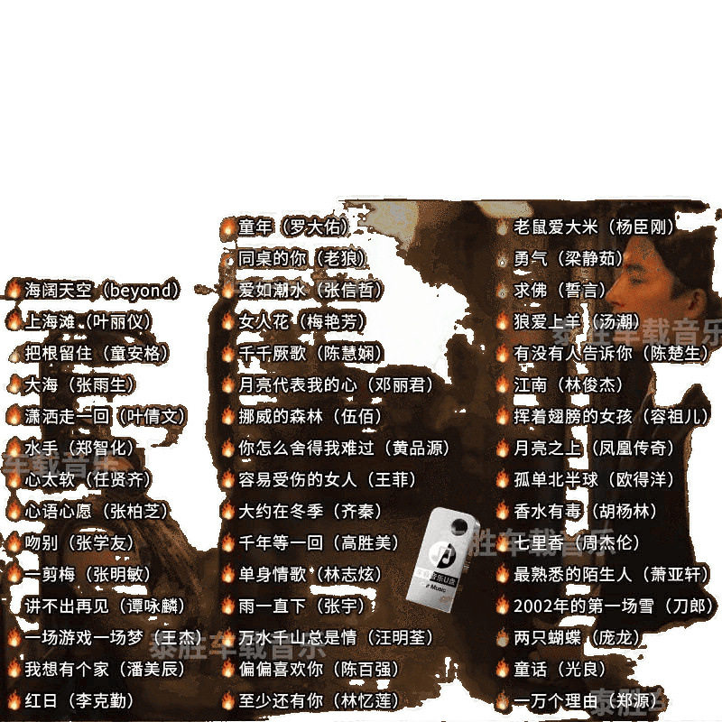 Classic Old Songs Car USB Music 8090 Nostalgic Golden Songs Original Singing Lossless High Quality Mp3 USB