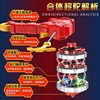 Explosive nail gyro 2 battle gyro integrated light-emitting alloy gyro toy battle gyro launcher stall wholesale