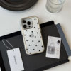 Simple and advanced wave point for Apple 15/14/13promax phone case 12/11 soft xr/xs drop-proof 7p