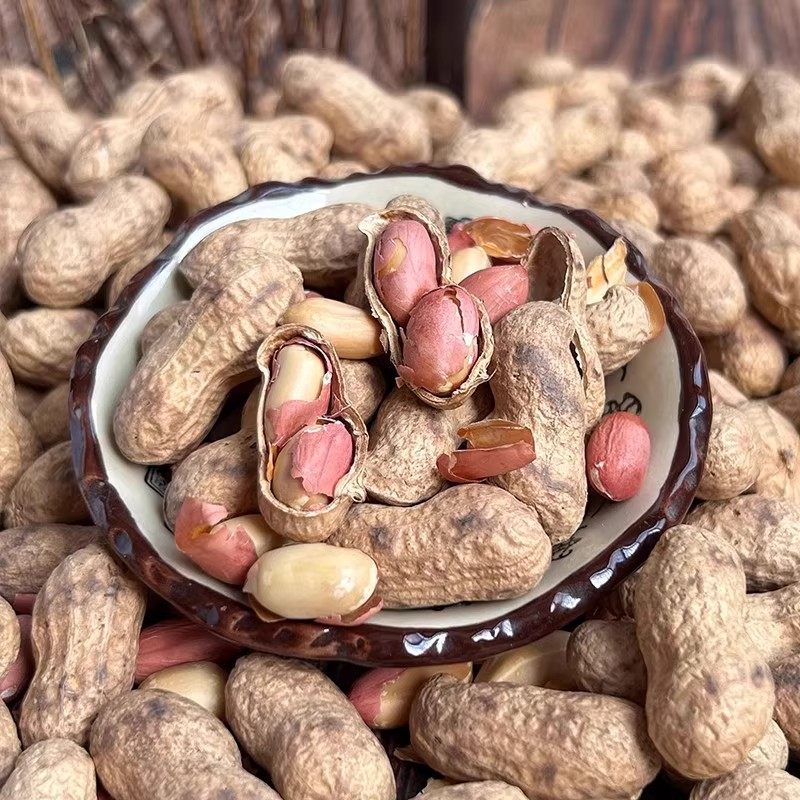 Iron Pot Firewood Roasted Peanuts 25 Years New Peanuts Firewood Peanuts Handmade Freshly Fried Crispy Peanuts with Shells Original Flavor