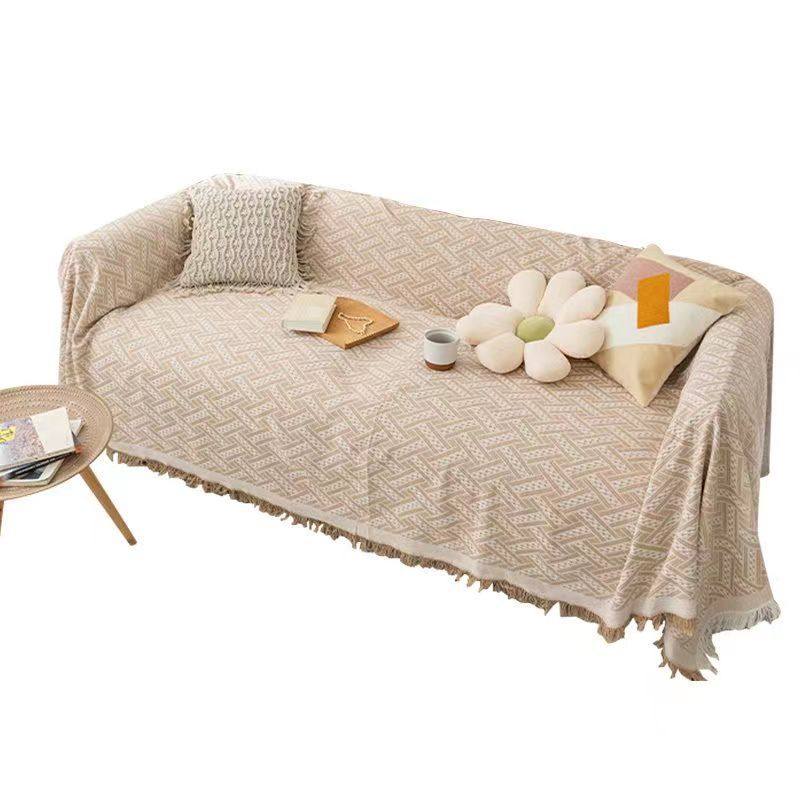 Cross-Border Sofa Towel Full Cover Fabric Sofa Cushion Cover Nordic Sofa Blanket Thread Blanket Universal for All Seasons Manufacturer Delivery