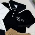 Black polo shirt