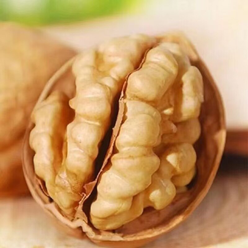 Xinjiang Aksu 185 Paper-Skinned Walnuts 500G/Bag Peach Core Paper-Skinned Walnuts Paper-Skinned Walnuts Original Thin-Skinned Walnuts
