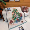 Foreign Trade Cross-Border Christmas Holiday Decorative Blanket Sofa Towel Four-Season Universal Air-Conditioning Blanket Nordic Line Blanket Sofa Blanket