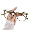 New trendy myopia glasses box ultra-light plain glasses TikTok popular glasses frame anti-blue light can be equipped with myopia
