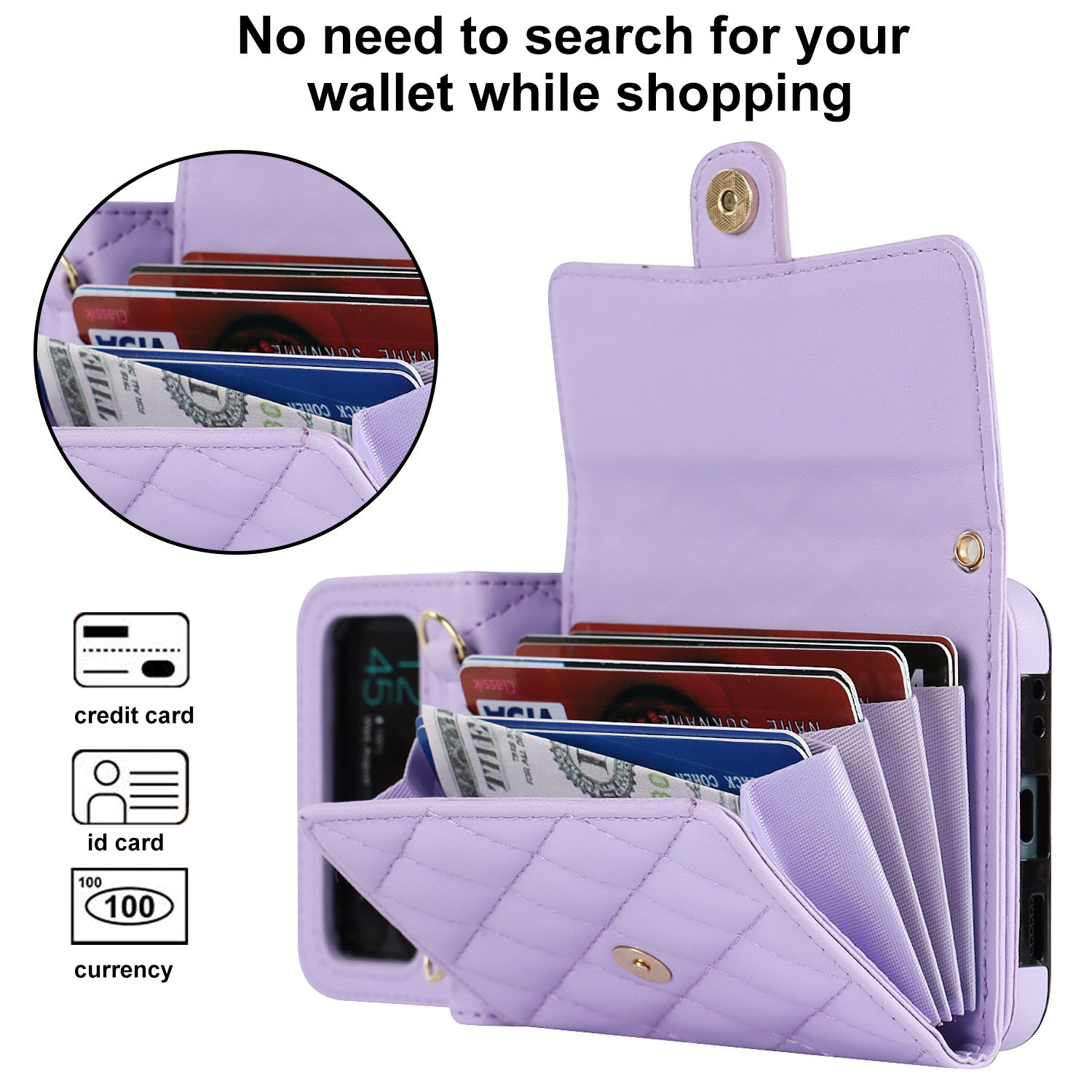 Z Flip7 Crossbody Foldableing Mobile Phone Case Leather Case Accordion Suitable for Samsung Flip6 Small Fragrance Mobile Phone Case Protective Cover