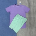 [ice silk quick dry] reflective cursor-nk set purple + light green