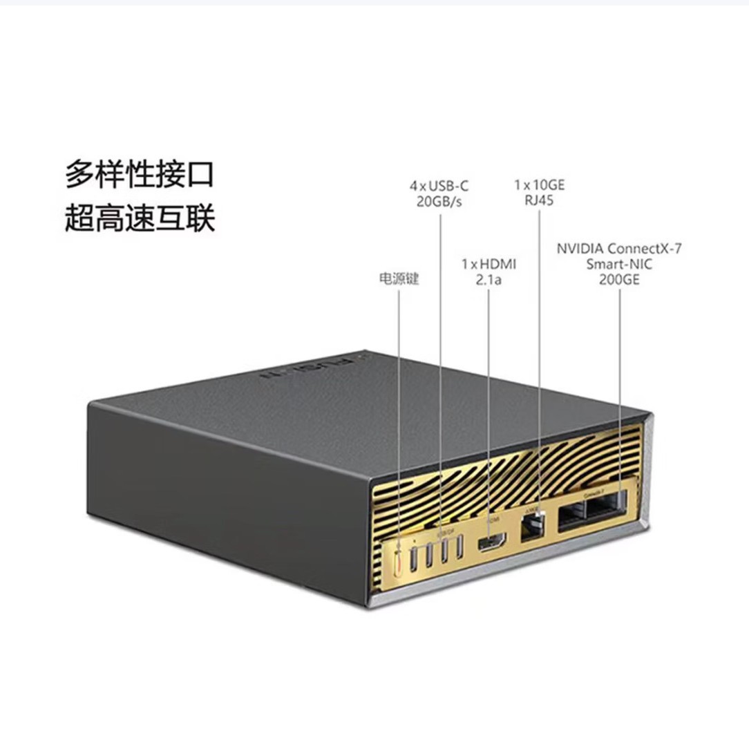 Super Fusion FusionXpark GB10 NVIDIA DGX Spark Настольная компьютерная рабочая станция с искусственным интеллектом Изображение 1