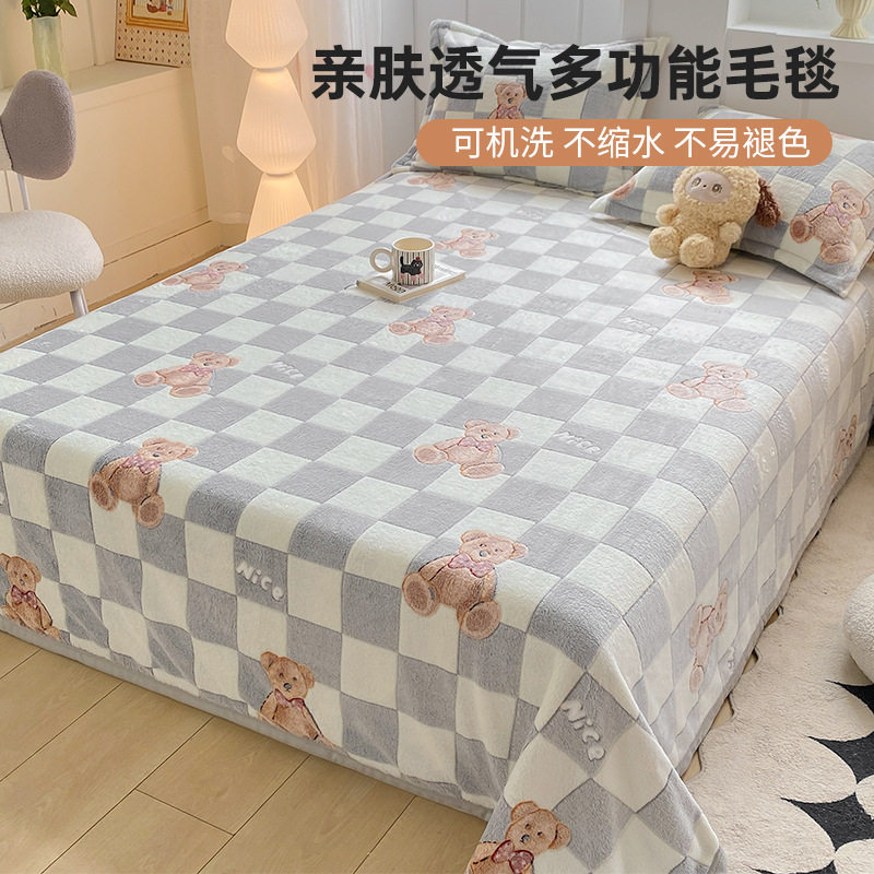 Winter New Snowflake Velvet Blanket Gift Wholesale Nap Blanket Shawl Cover Blanket for All Seasons for Bed Use