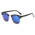 C5-bright black silver frame-blue mercury