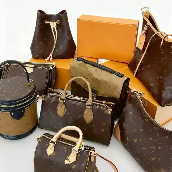 Trendy Classic Vintage Series Single-Shoulder Bucket Bag Horn-Shaped Fortune Bucket Messenger Butterfly Underarm Jungle Boston Pillow Bag