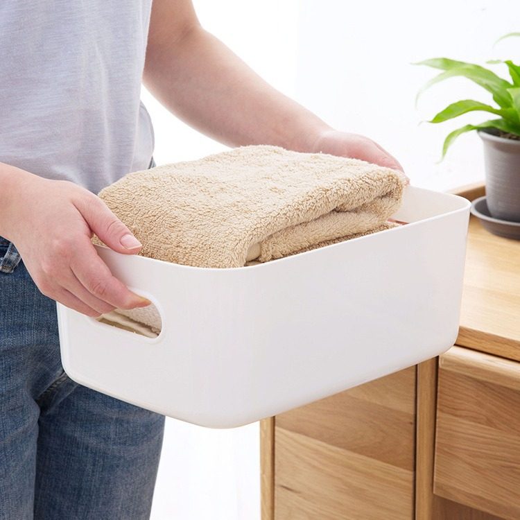 [Sundry storage box] storage box desktop jewelry cosmetics storage basket household storage box wholesale