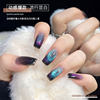 Tiktok hot Dynamic Diamond Crystal Cat's Eye Nail Polish glue New Internet celebrity popular white nail beauty shop dedicated