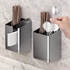 Chopstick Storage Box Kitchen Chopstick Cage Wall-Mounted Punch-Free Chopstick Cage Household Spoon Storage Rack Spoon Knife and Fork Rack