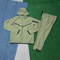 Army green suit