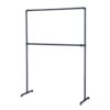 Thickened Water Pipe Clothes Hanger Clothing Display Rack Double-Layer Iron Floor Rack Retro Gantry Rack Clothing Store Display Rack